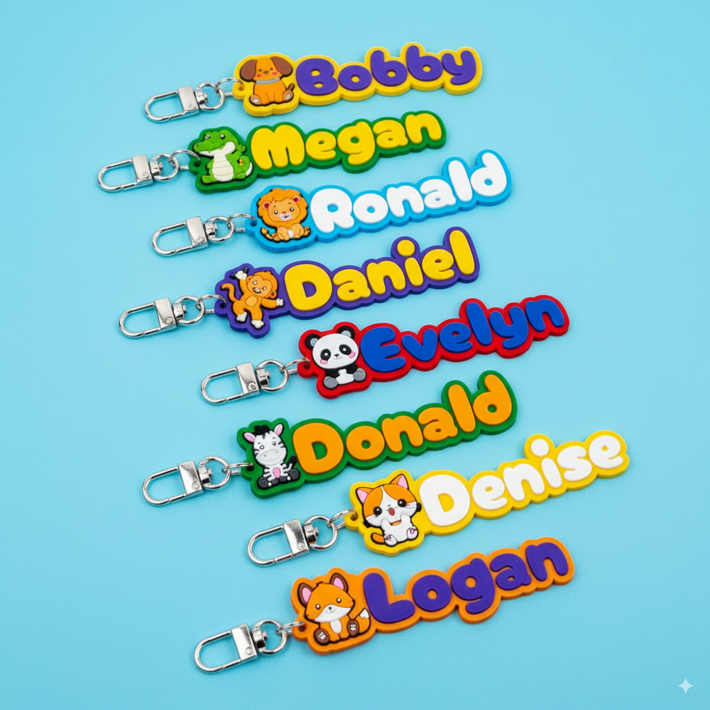 Custom PVC Name Keychain