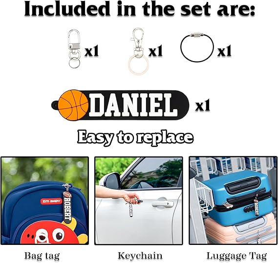 Personalized Sport Keychain