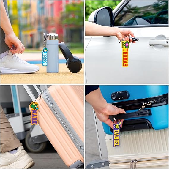 Personalized Pickleball Keychain