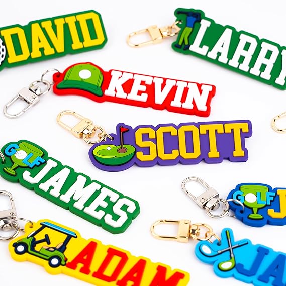 Personalized Sports Golf Keychain