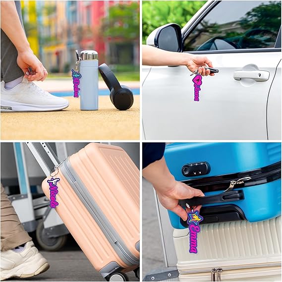 Personalized Gymnast Gymnastics Keychain