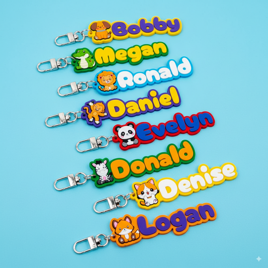 Custom PVC Name Keychain