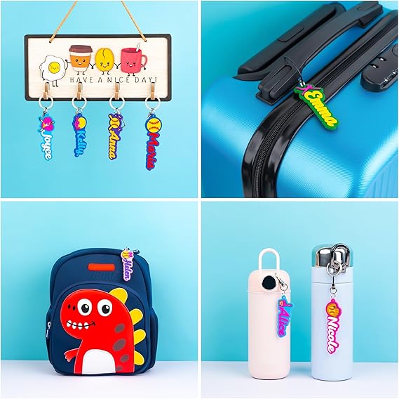 Personalized Softball Keychain