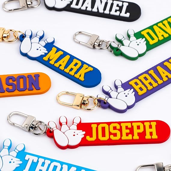 Personalized Bowling Keychain
