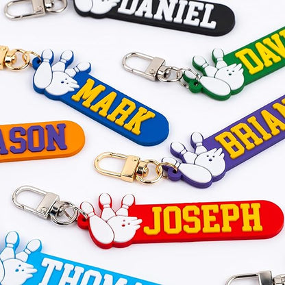 Personalized Bowling Keychain