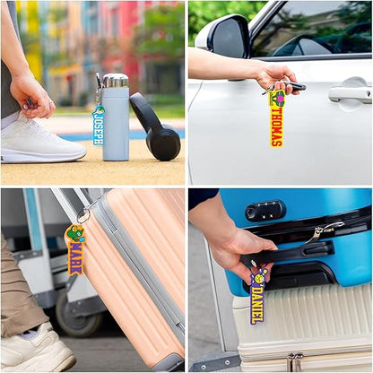 Personalized Pickleball Keychain