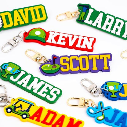 Personalized Sports Golf Keychain