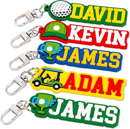 Personalized Sports Golf Keychain
