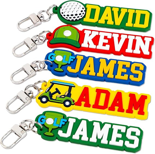 Personalized Sports Golf Keychain