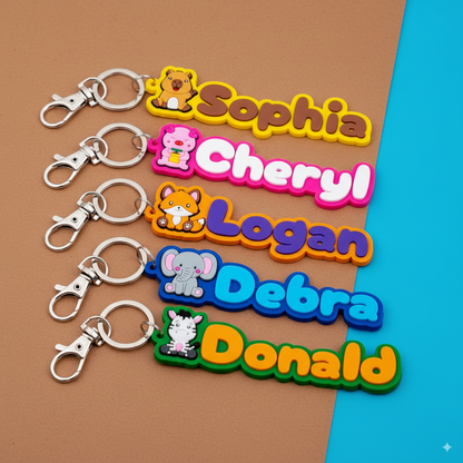 Custom PVC Name Keychain